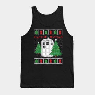 Doctor Who Ugly Christmas Sweater Tank Top